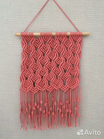 Настенное макраме панно
