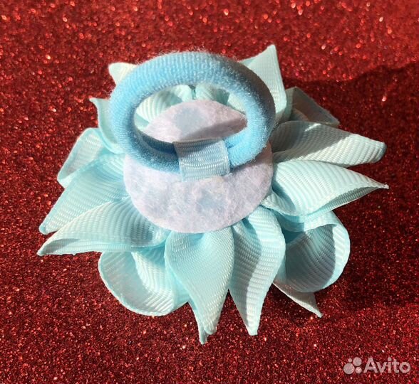 Бант для волос ручной работы