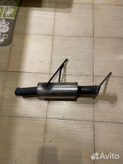 Глушитель прямоточный банка