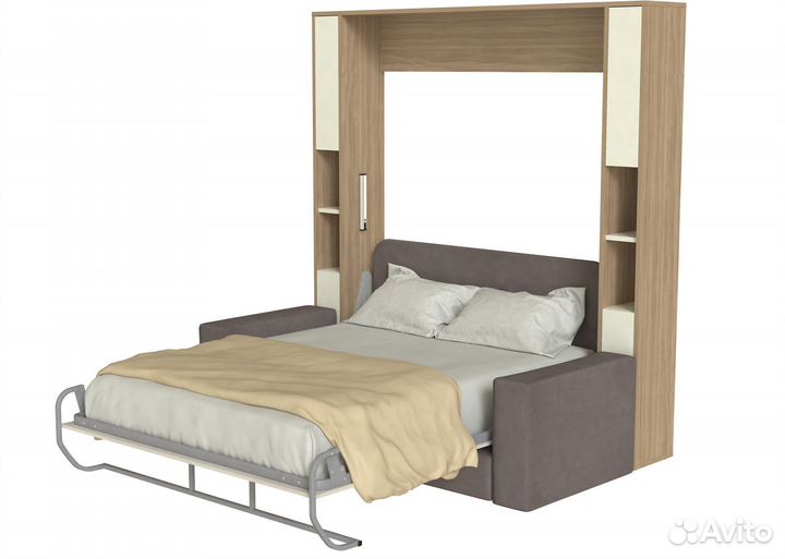 Шкаф-кровать с диваном Сигма