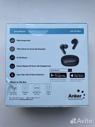 Наушники беспроводные Anker Soundcore Life P2 Mini