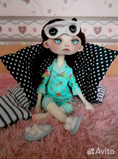 Текстильная кукла ручной работы