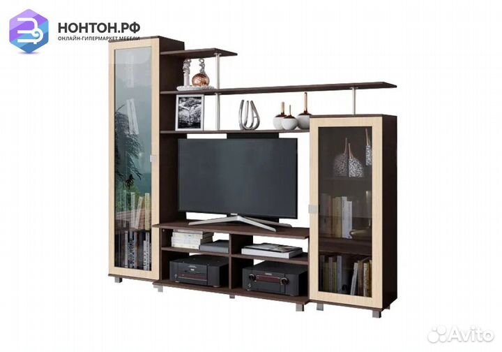 Гостиная Техно дуб беленый / венге