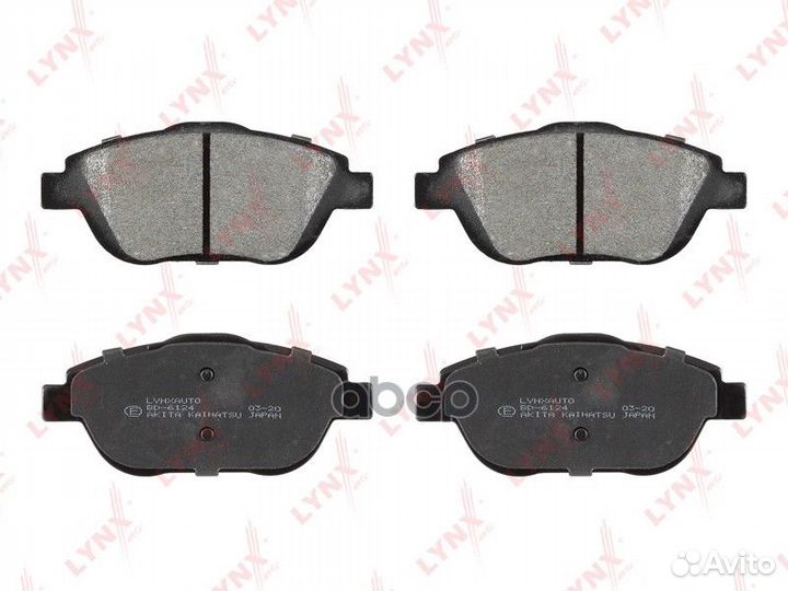 Колодки тормозные дисковые перед BD6124 LYN