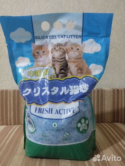 Наполнитель для кошачьего туалета силикагель