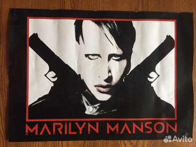 Плакат Marilyn Manson Мэрилин Мэнсон