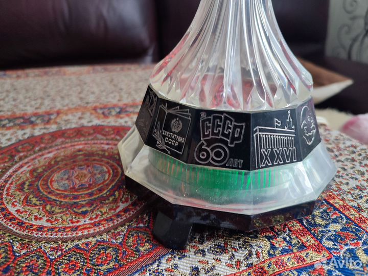 Светильник ночник Ракета Космос Агитация СССР