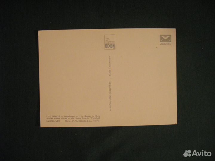 Открытки ретро. Парад в Лондоне