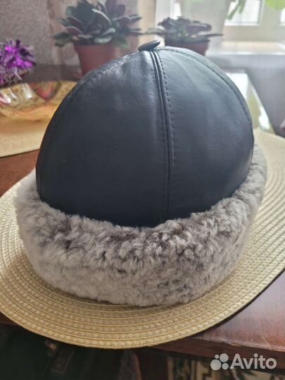 Шапка меховая мужская плюс шарф и перчатки