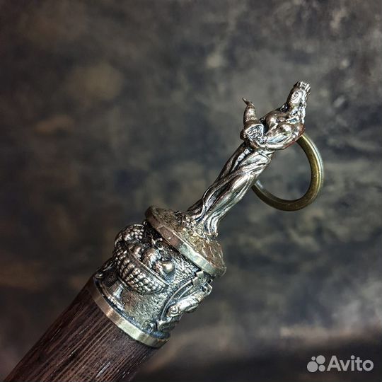 Обувная ложка Фортуна 72 см, дерево, бронза