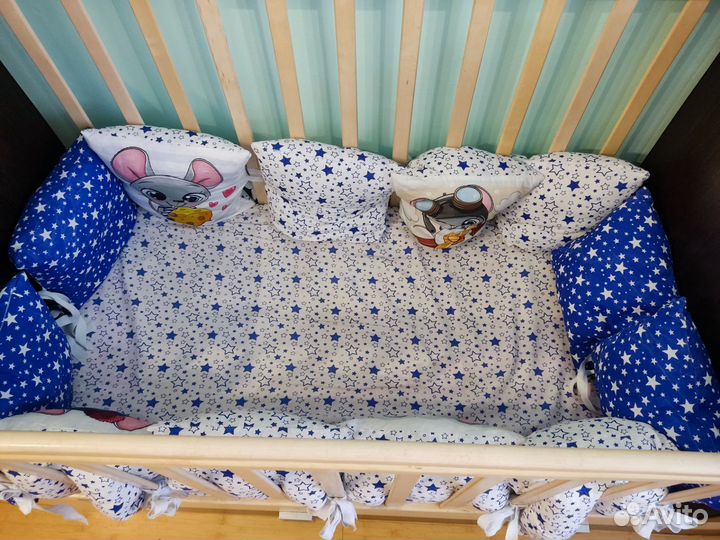 Бортики в кроватку