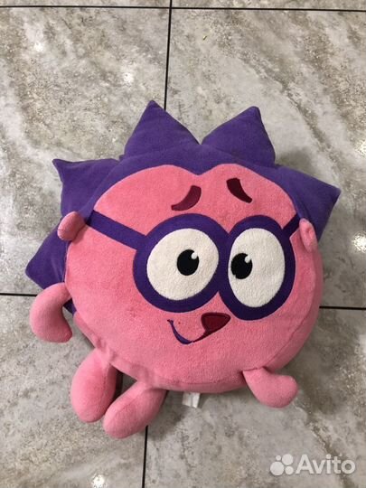 Подушка смешарик диаметр рримерно 33-35