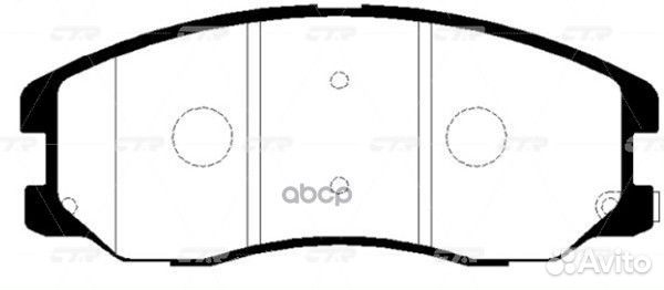 GK0445 колодки дисковые передние Chevrolet Cap