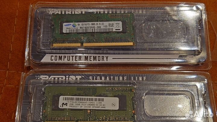 Память для ноутбука 2gb DDR3