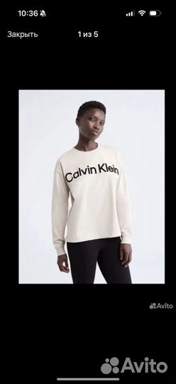 Лонгслив Calvin Klein xs