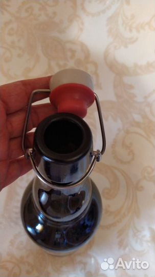 2 литра - Итальянская бутылка с бугельной пробкой