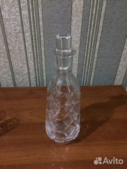 Графин хрустальный и 6 стопок СССР