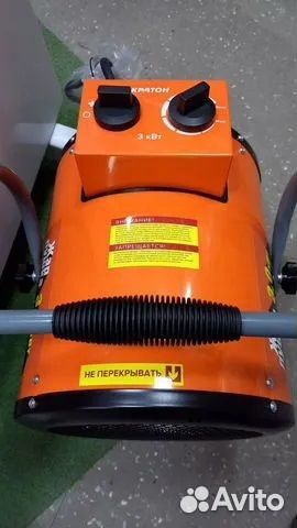 Пушка электрическая 100м2 Жар-Пушка 5 кВт+3 режима