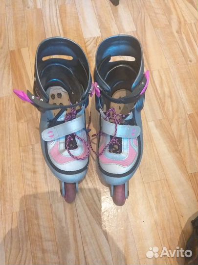 Роликовые коньки размер 37