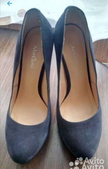 Туфли замшевые