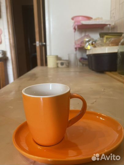 Набор чяшка с тарелкой