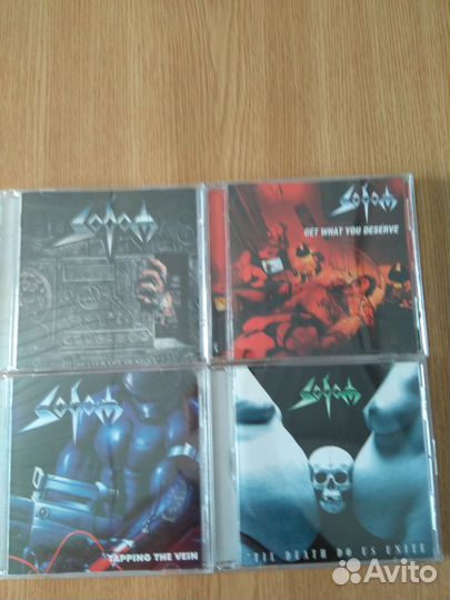 CD - компакт диски группы Sodom