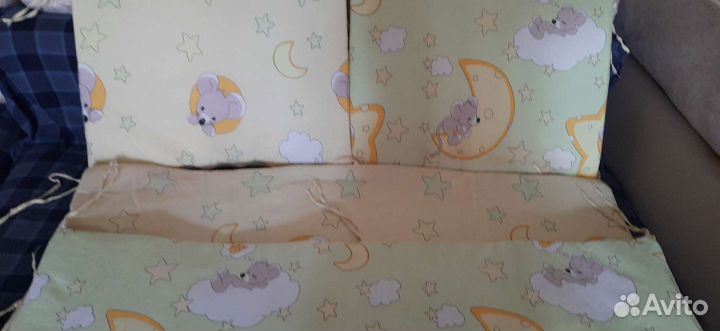 Бортики в детскую кроватку бу