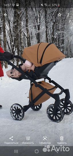 Коляска anex e type 3 в 1