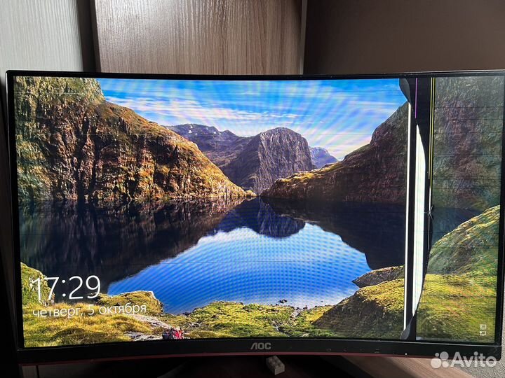 Монитор AOC (битый)