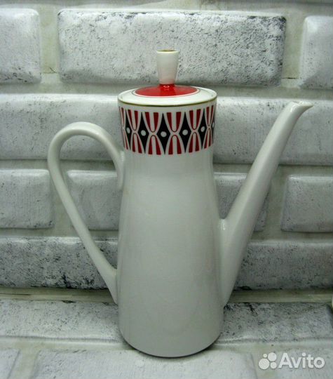 Сервиз кофейный ГДР костяной фарфор Freiberger por