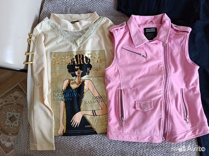 Пакет вещей на девочку 128-134