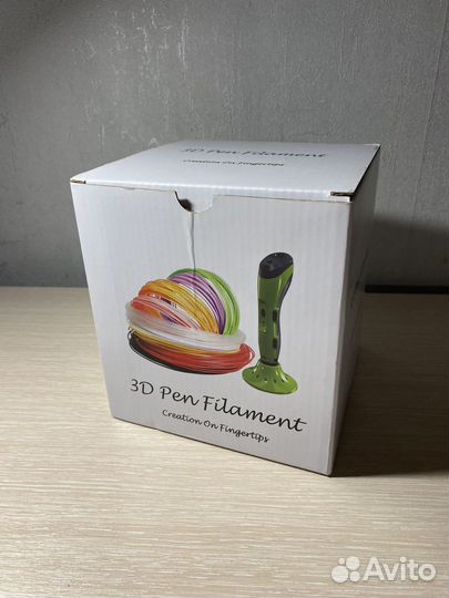 3D ручка + пластик 27 штук + 22 листа трафаретов