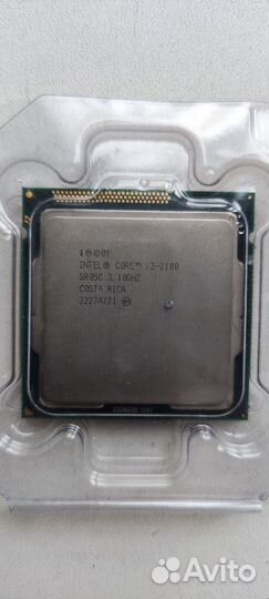 Процессор intel core i3 2100