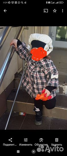Пальто для девочки 86