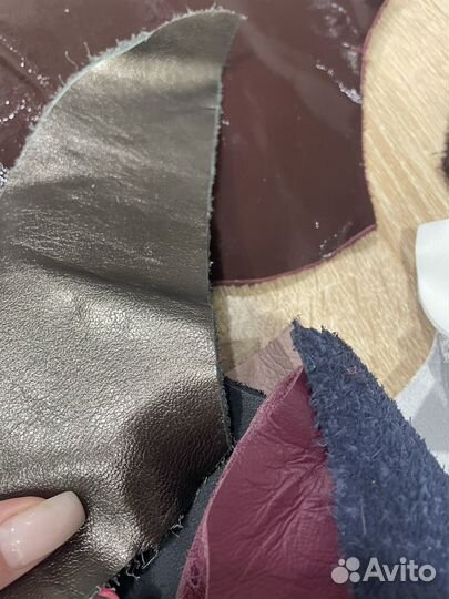 Лоскуты для рукоделия (нат. кожа)