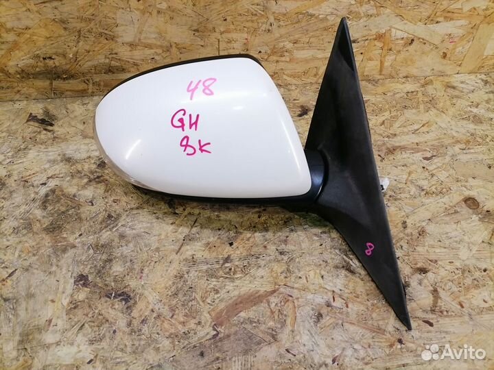 Зеркало правое белое Mazda 6 GH