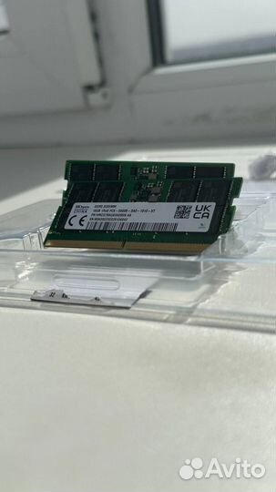 Озу DDR5 Sk Hynix 32 gb 2x16 Sodimm
