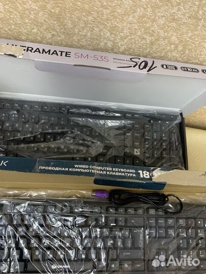 Клавиатуры комп. проводные и беспроводные