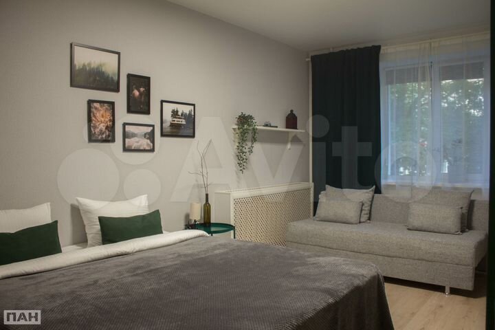 1-к. квартира, 34,4 м², 1/4 эт.