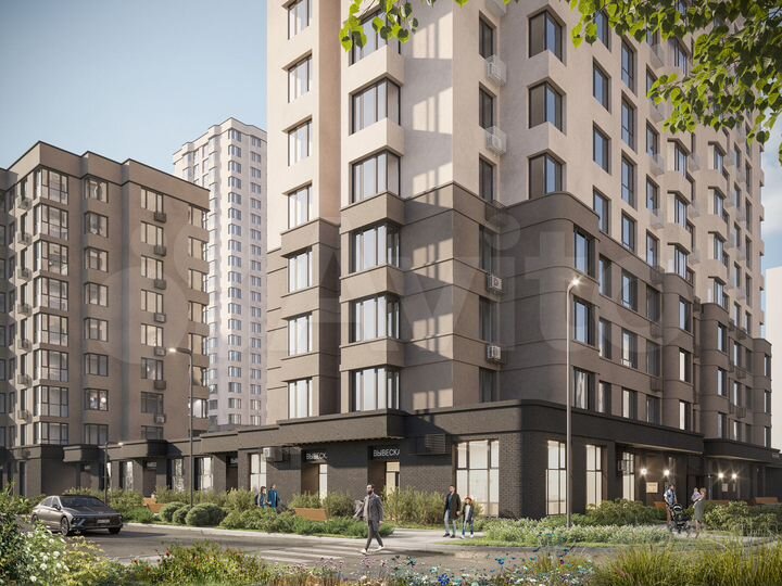 1-к. квартира, 40,4 м², 22/23 эт.