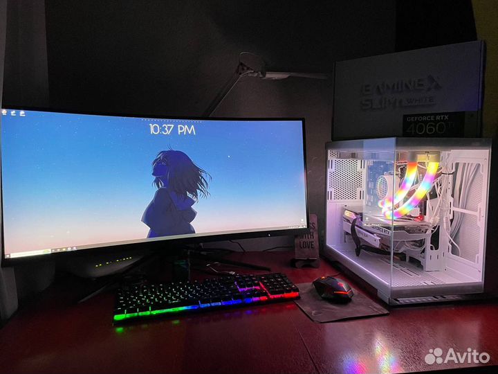 Монитор 34 дюйма 4к изогнутый