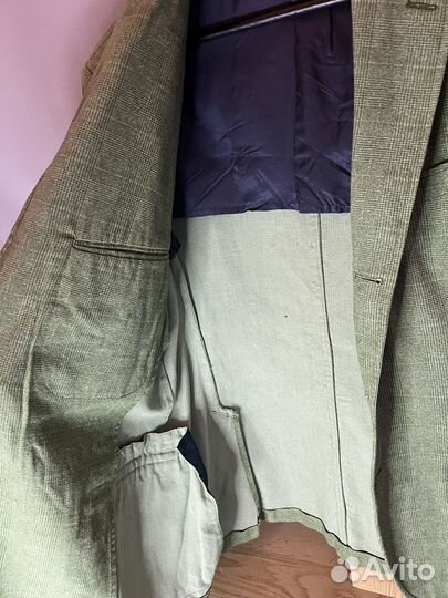 Пиджак мужской зеленый piombo Италия