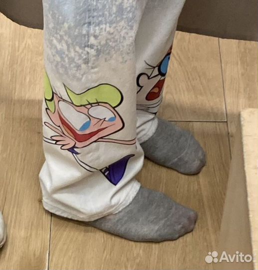 Джинсы bershka cartoon network