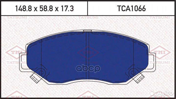 Колодки тормозные Honda Civic/Jazz/Stream 01- T