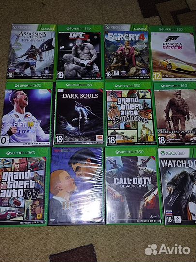 Xbox 360 Slim + игры