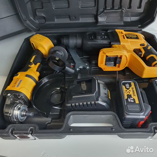 Набор 2в1 Перфоратор болгарка DeWalt