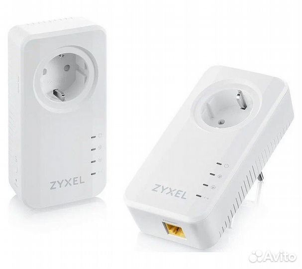 Сетевой адаптер Powerline Zyxel PLA6457 (2шт)