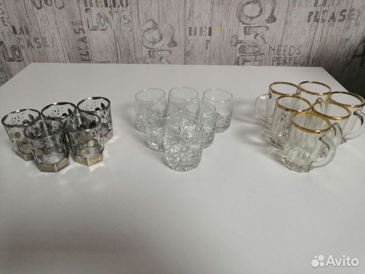 Рюмки, стопки