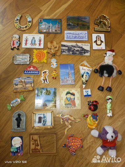 2 магнита на холодильник