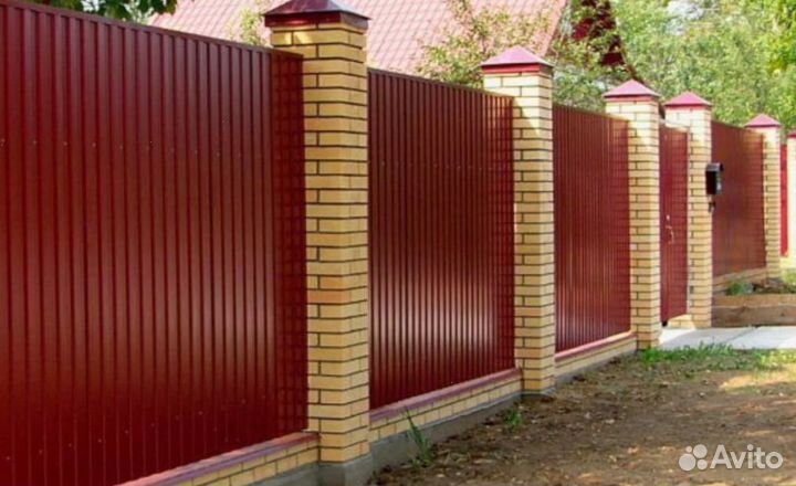 Забор металлический замер бесплатно быстро